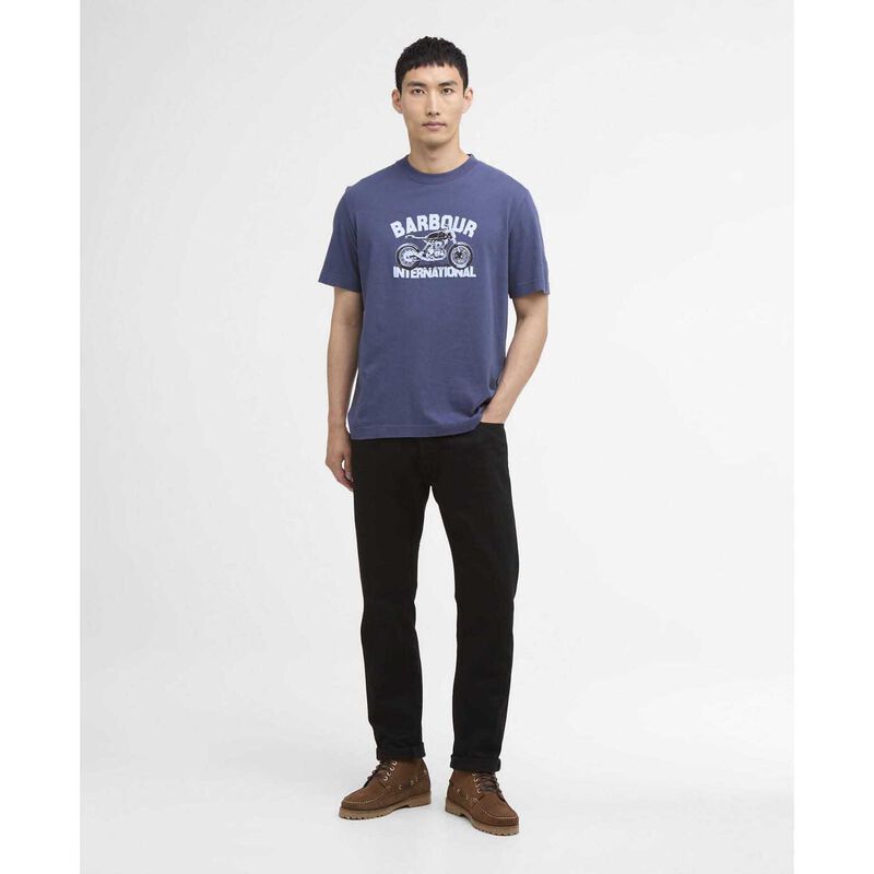 Barbour International Shifter Graphic Print T-Shirt image number 3